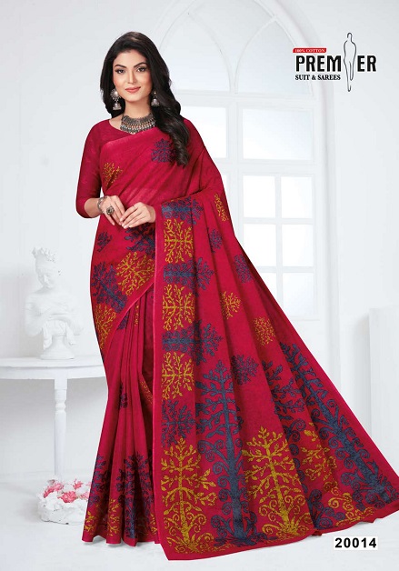 Premier Sun City Vol 20 Pure Cotton  Printed Designer Sarees